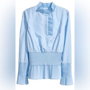 H&M light blue shirt size 4